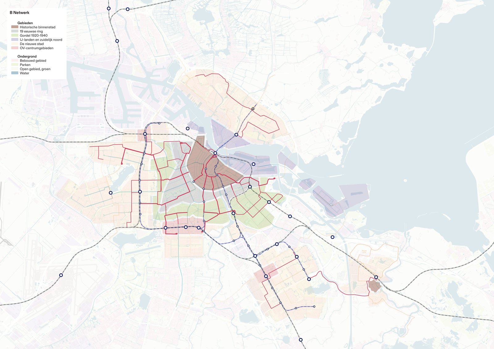 The B-net seeks balance with the other users of the street.