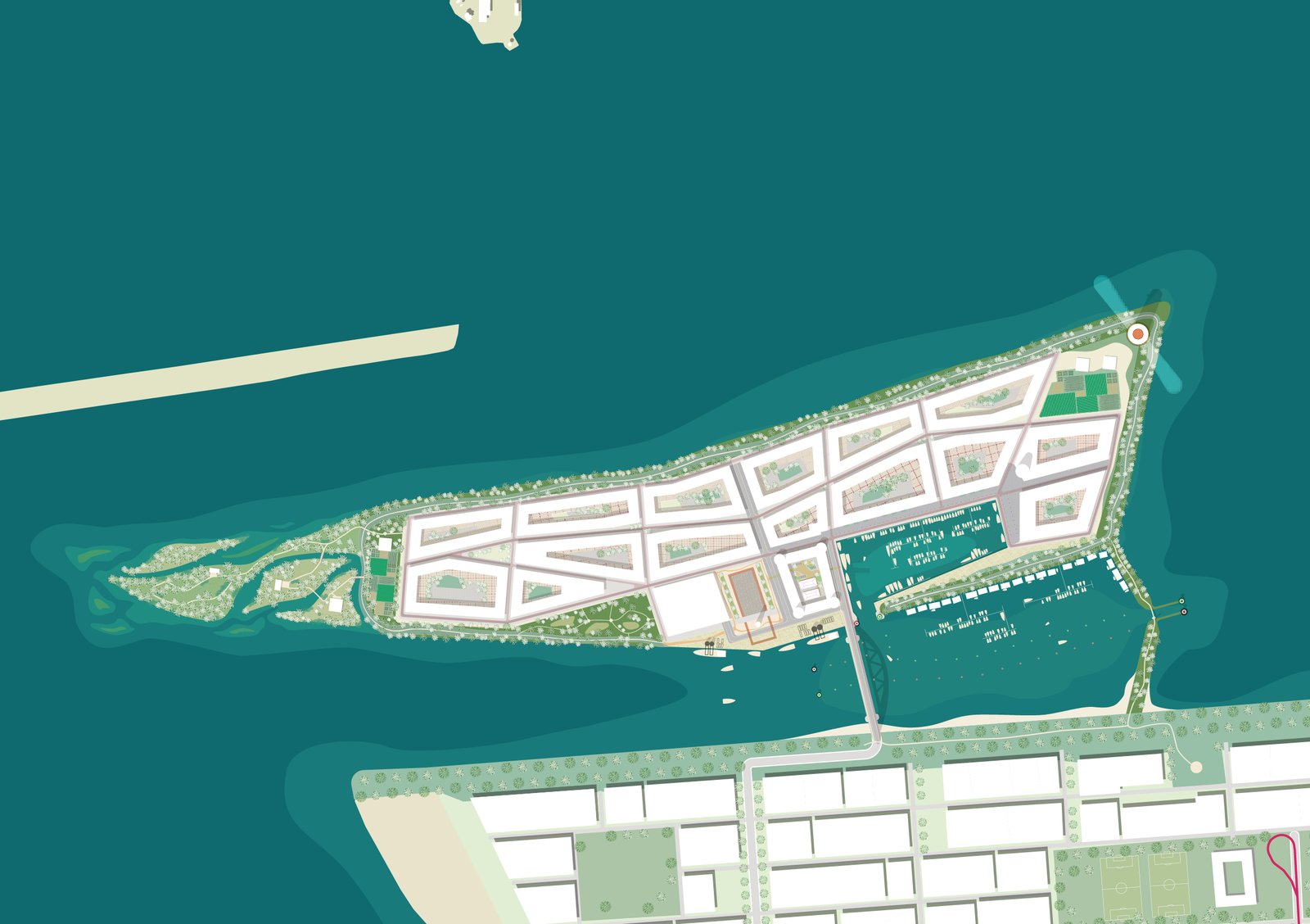 Urban plan of Buiteneiland